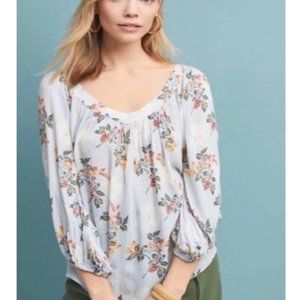 MAEVE Boswell Balloon Sleeve Floral Blouse